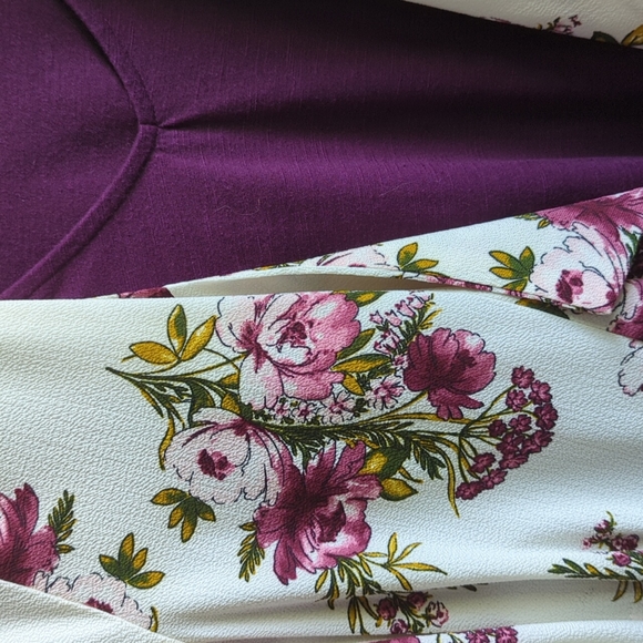 Charming Charlie Floral Blazer Kimono - Picture 7 of 10